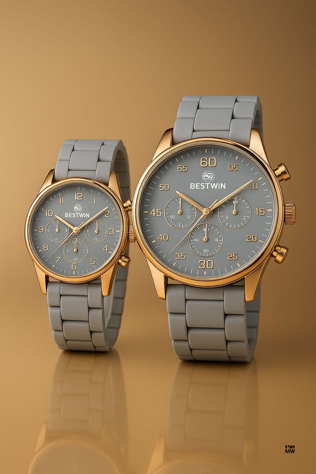 💖 BESTWIN Elegant Couple Watch Set – Style that Connects Hearts couples