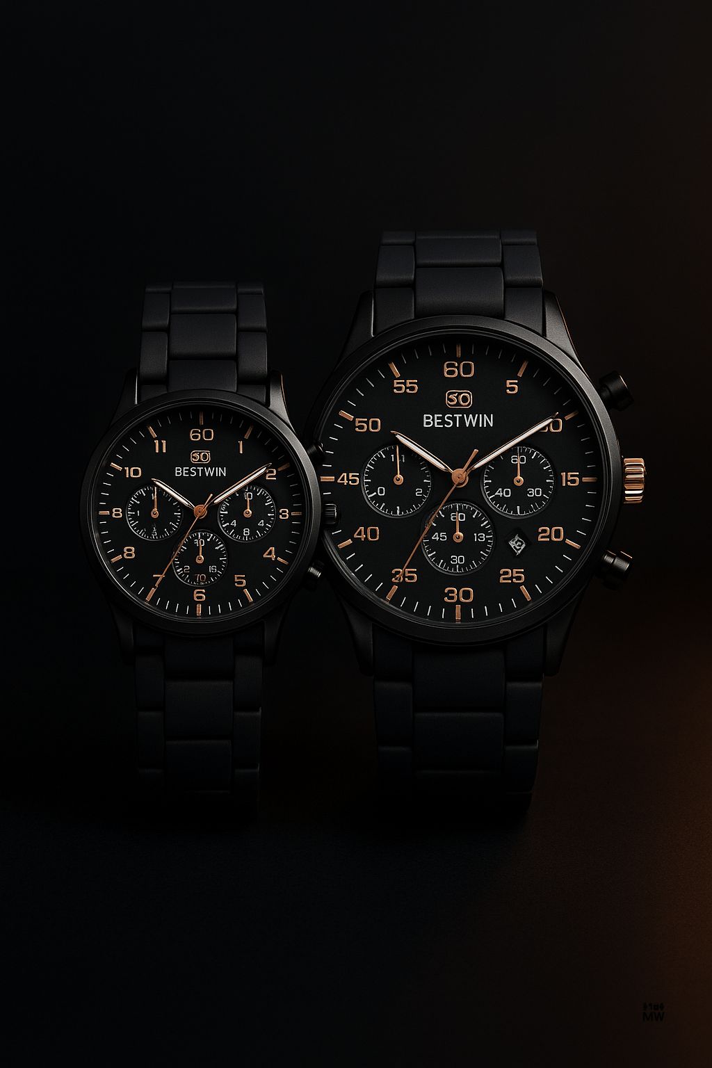 💖 BESTWIN Elegant Couple Watch Set – Style that Connects Hearts couples